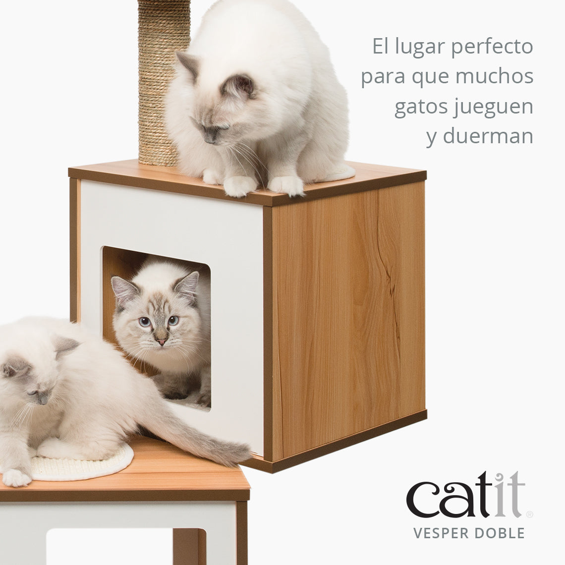 Árbol rascador para gatos Catit Vesper Doble