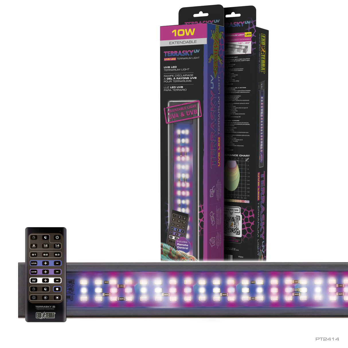 Pantalla TerraSky UV - UVB LED 10W Exo Terra