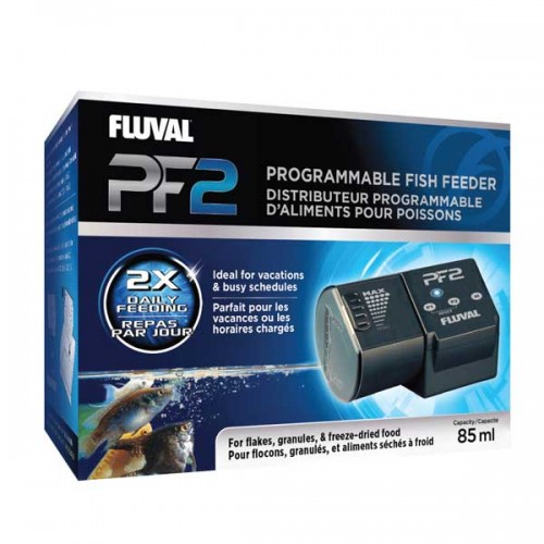 Comedero automático programable para peces Fluval PF2