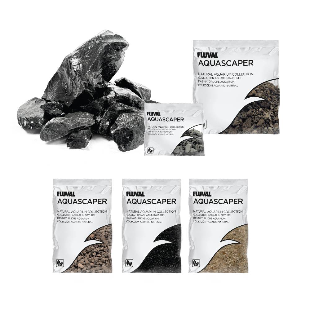 Kit Aquascaper Fluval Black Basalt