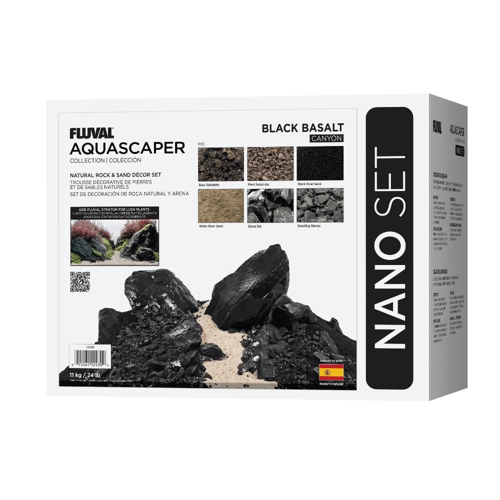 Kit Aquascaper Fluval Black Basalt