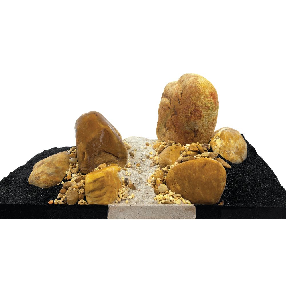Kit de piedras y grava para acuascaping Fluval - Ámbar