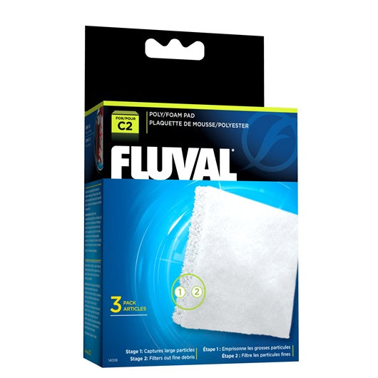 Foamex/Poliéster para filtro mochila Fluval C - Pack de 3