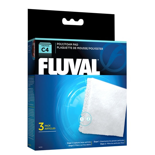 Foamex/Poliéster para filtro mochila Fluval C - Pack de 3