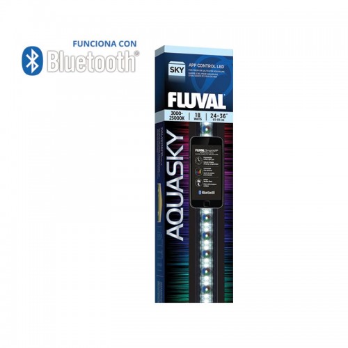 Pantallas de iluminación con bluetooth para acuarios Fluval Aquasky