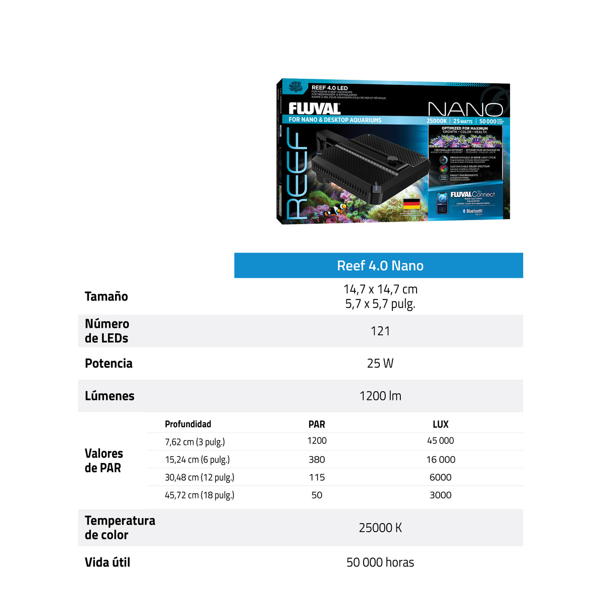 Fluval LED Nano Reef 4.0 (25W)