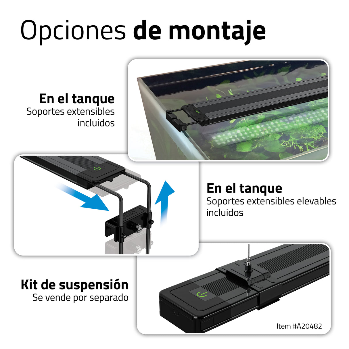 Pantalla Fluval LED Plant 4.0