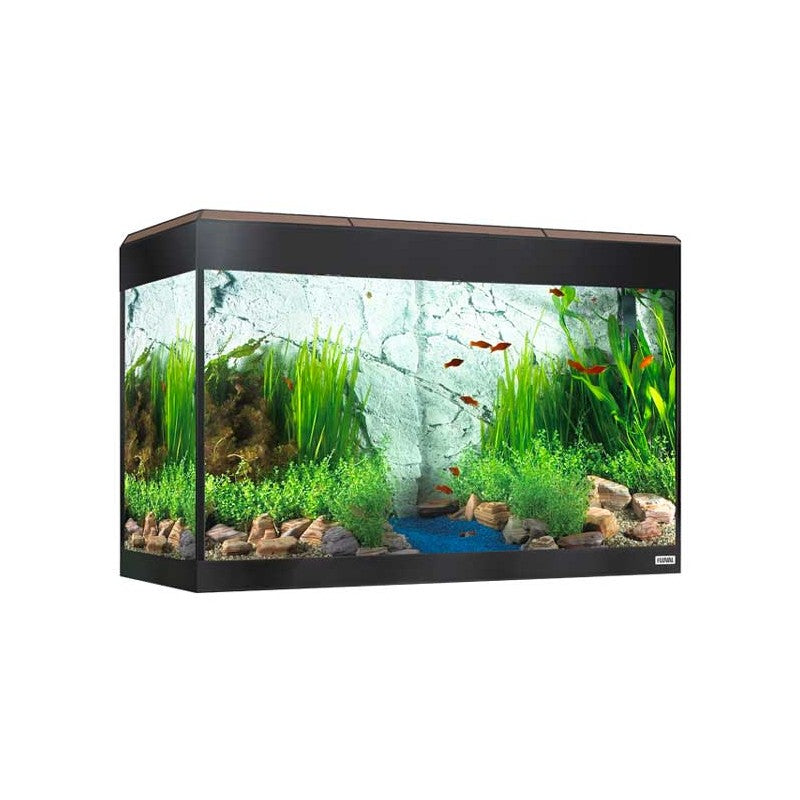 Acuario con iluminación LED bluetooth Fluval Roma de 125L