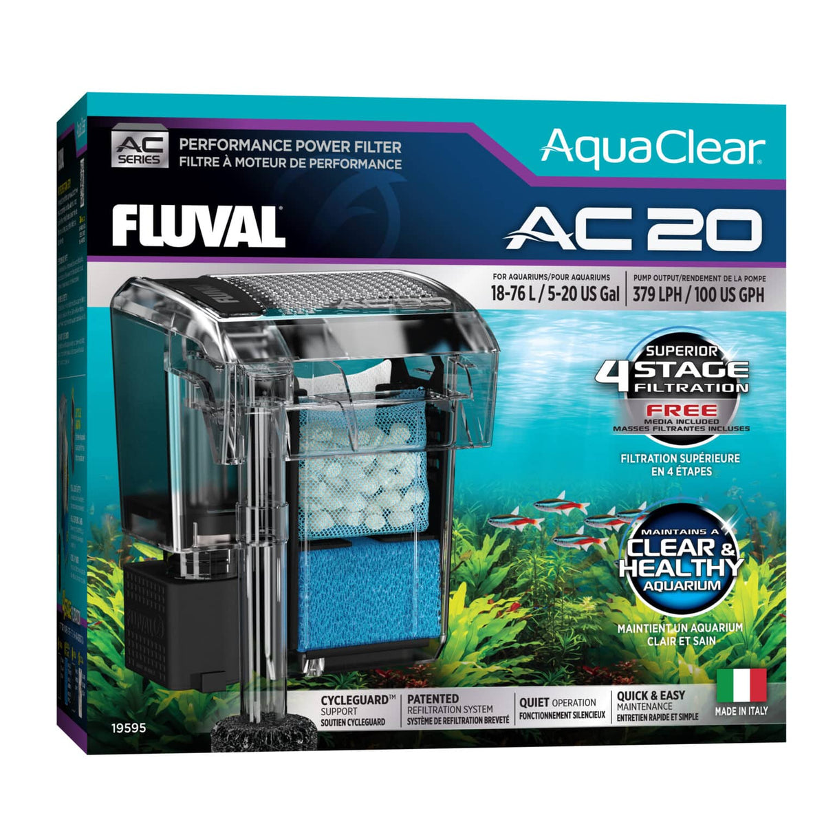 Filtro mochila para acuarios AquaClear Fluval AC