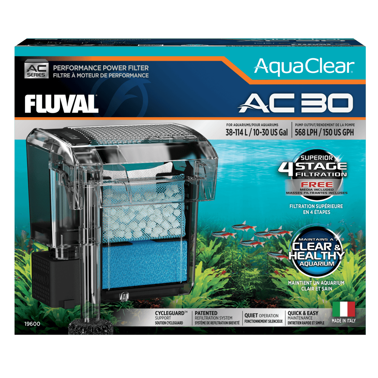 Filtro mochila para acuarios AquaClear Fluval AC