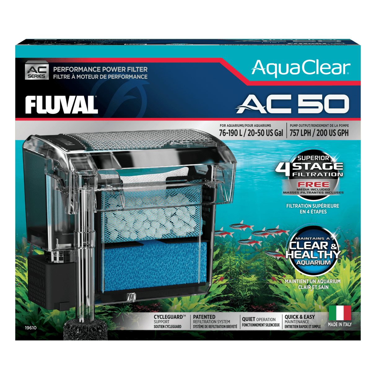 Filtro mochila para acuarios AquaClear Fluval AC