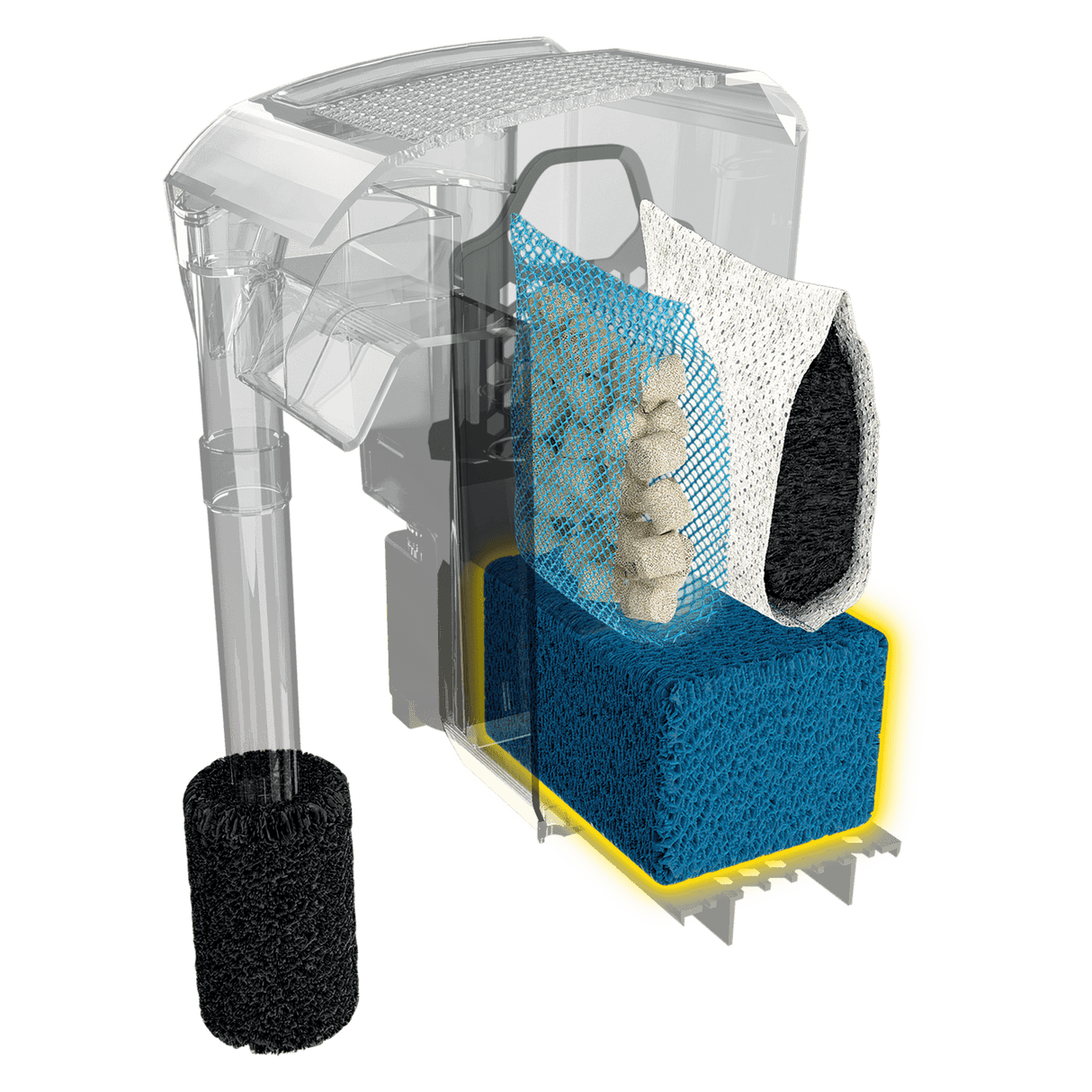 Bio-esponja azul para filtro AquaClear Fluval AC - Pack de 1