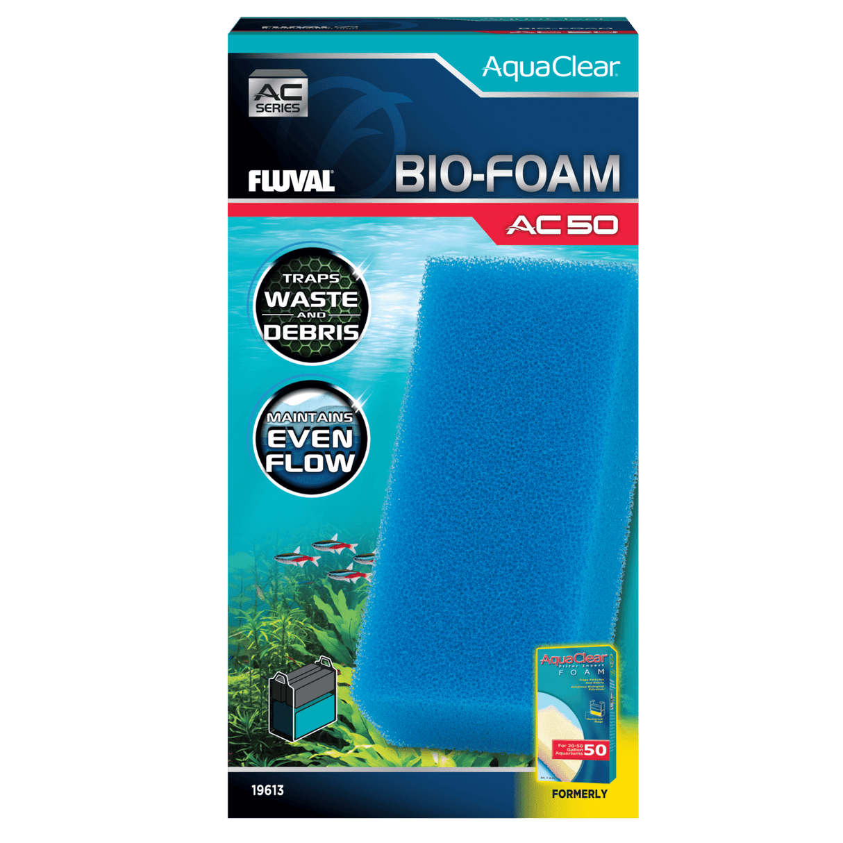 Bio-esponja azul para filtro AquaClear Fluval AC - Pack de 1