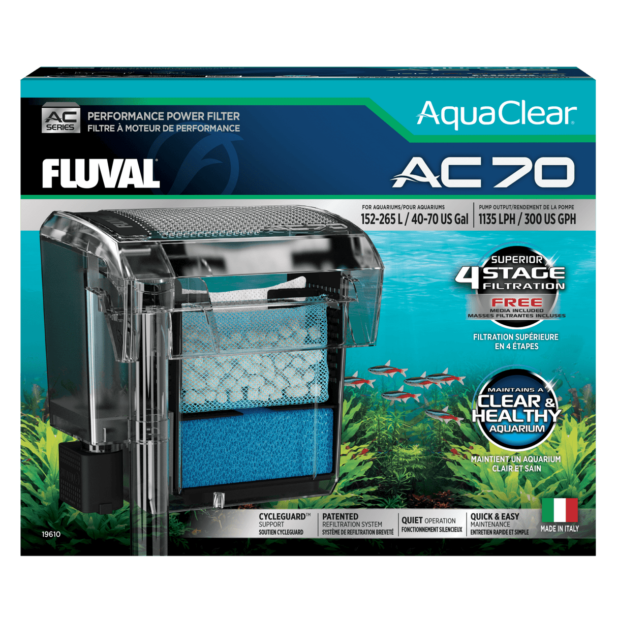 Filtro mochila para acuarios AquaClear Fluval AC