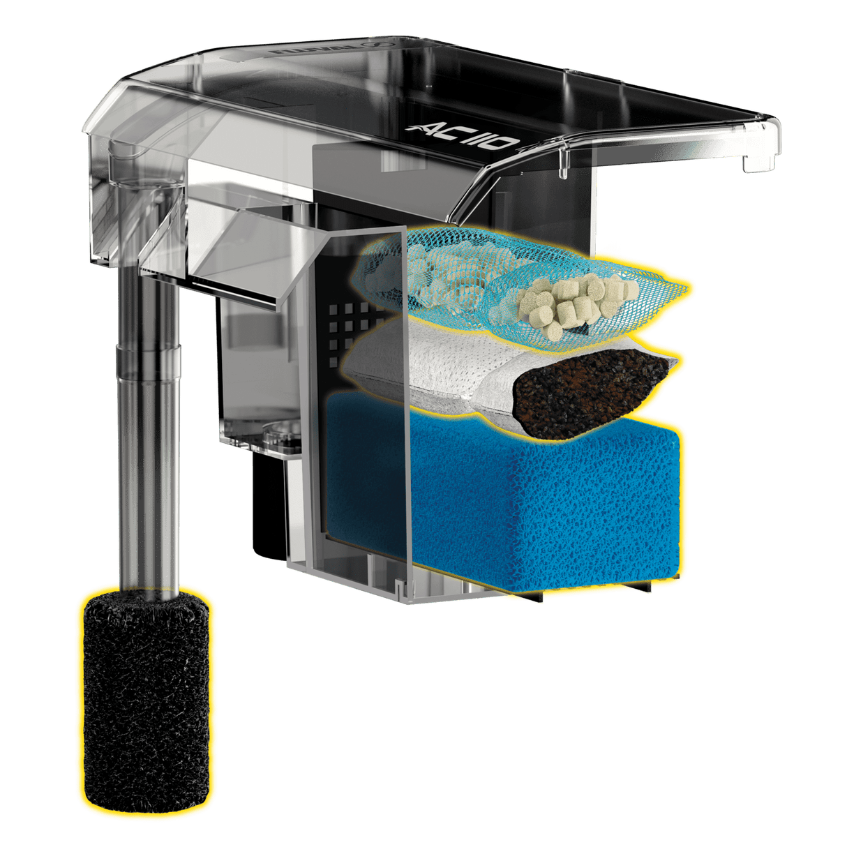 Material filtrante Clear-Carb para filtro AquaClear Fluval AC