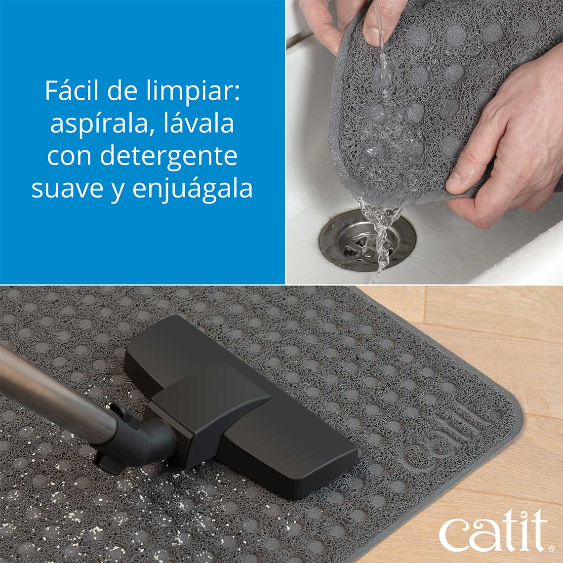 Alfombra para areneros de gatos Catit