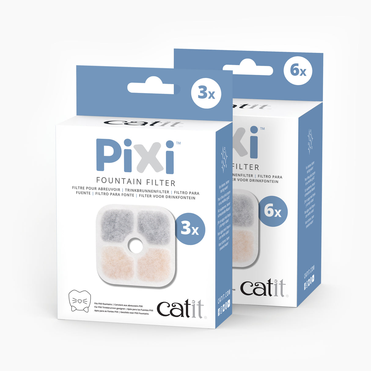 Filtro para fuentes para gatos Catit PIXI
