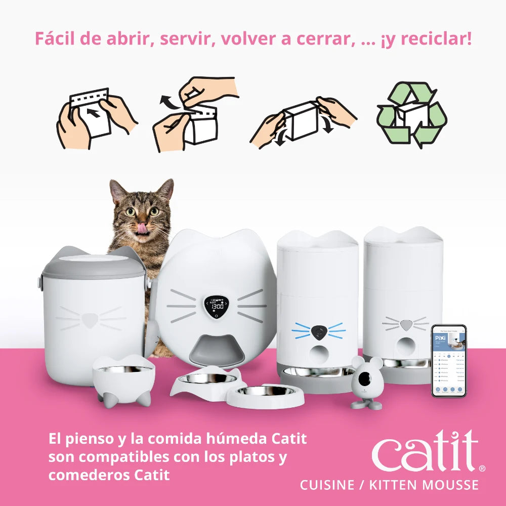 Mousse de Pollo para Gatito Junior Catit Cuisine Kitten