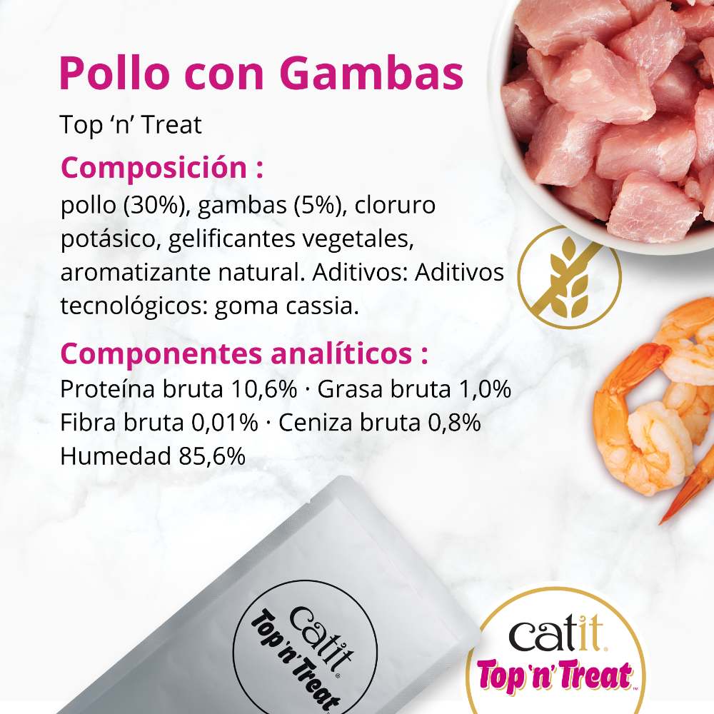 Catit Top 'n' Treat de Pollo