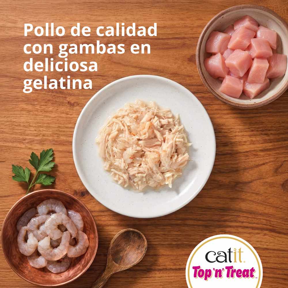 Catit Top 'n' Treat de Pollo
