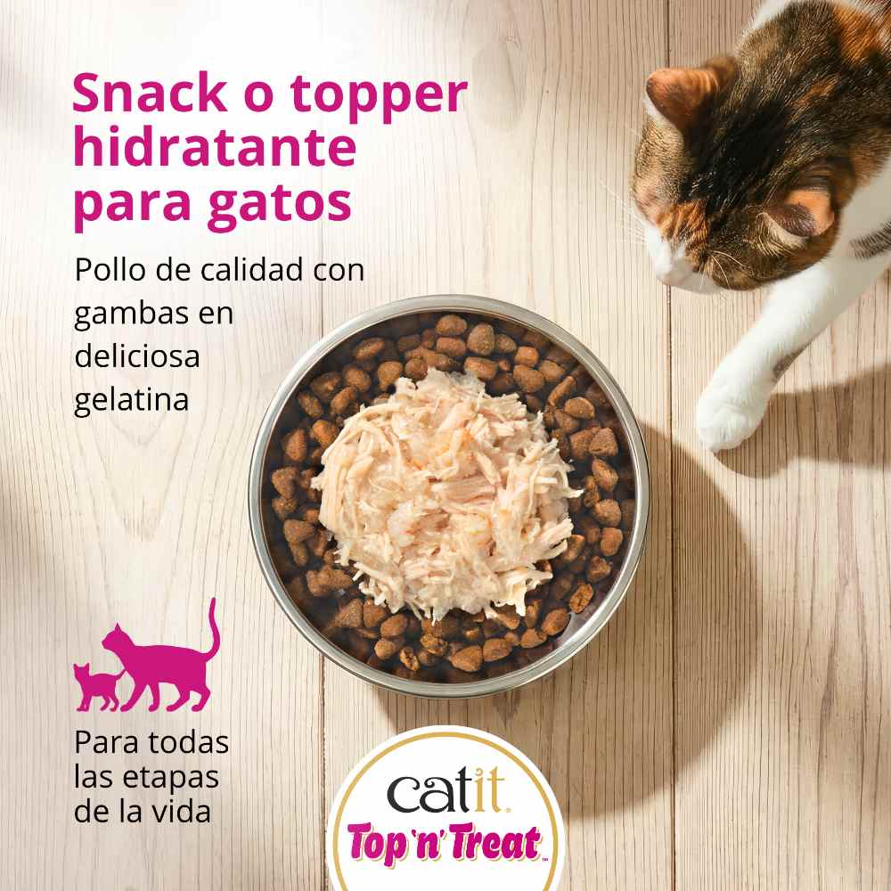 Catit Top 'n' Treat de Pollo