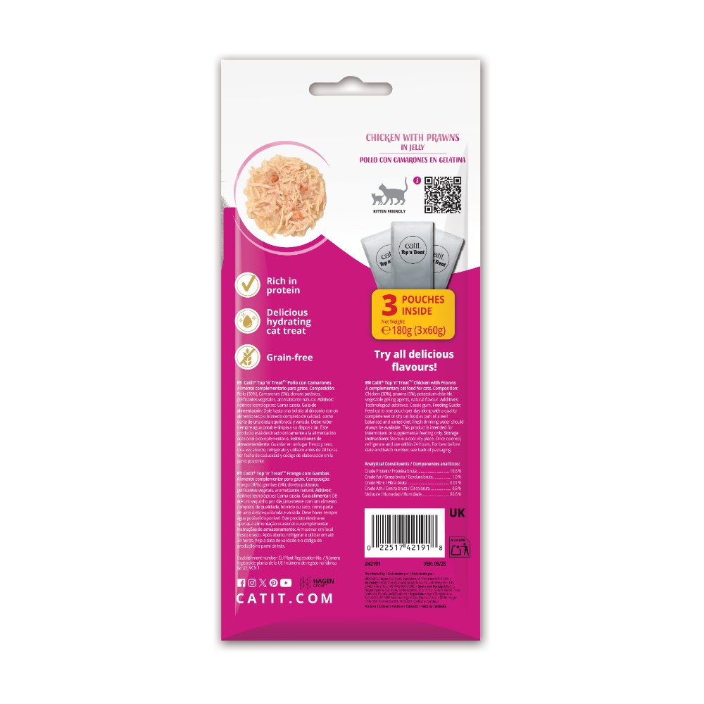 Catit Top 'n' Treat de Pollo