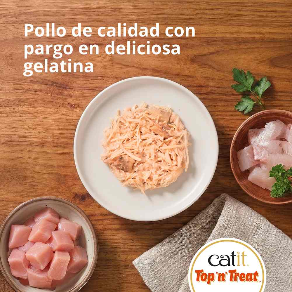 Catit Top 'n' Treat de Pollo