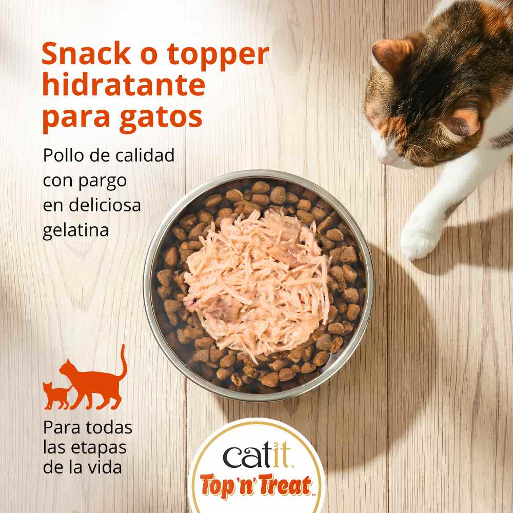 Catit Top 'n' Treat de Pollo