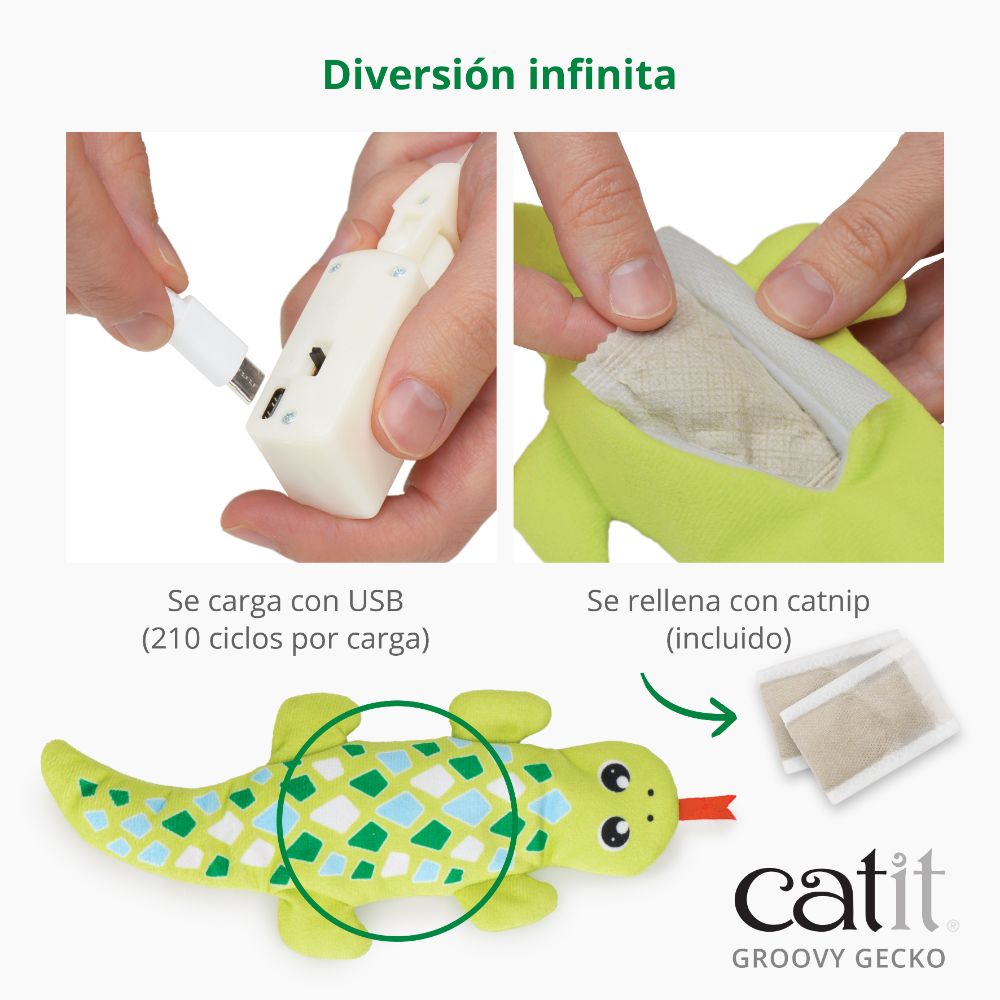 Animales bailarines de juguete para gatos Catit Groovy