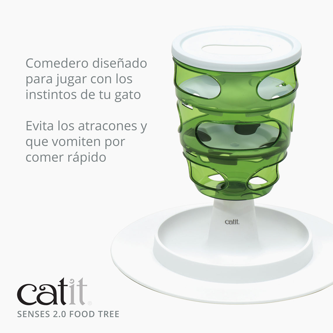 Comedero antivoracidad para gatos Catit Senses Food Tree