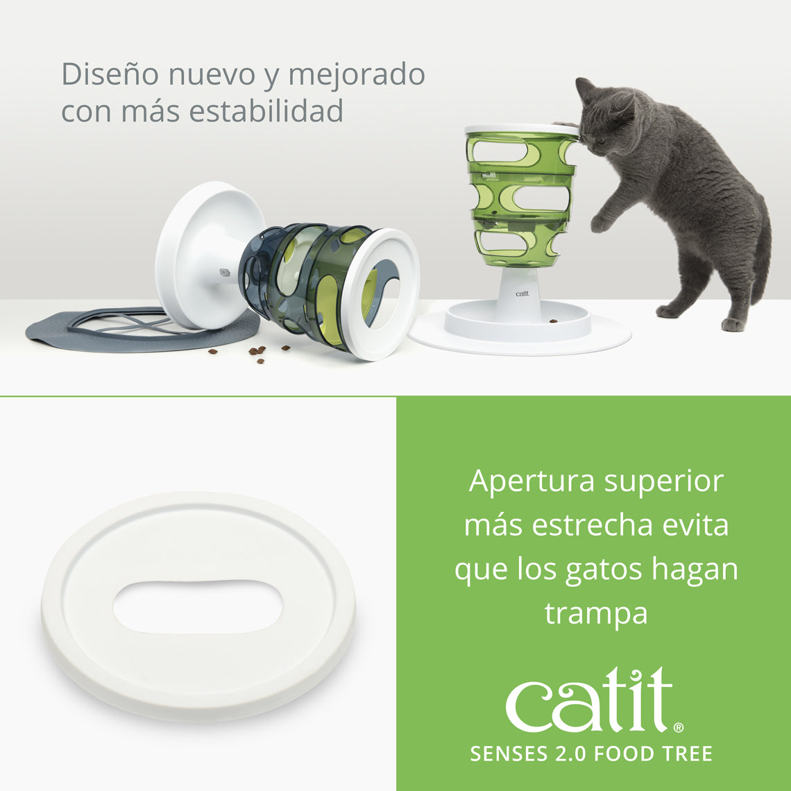 Comedero antivoracidad para gatos Catit Senses Food Tree