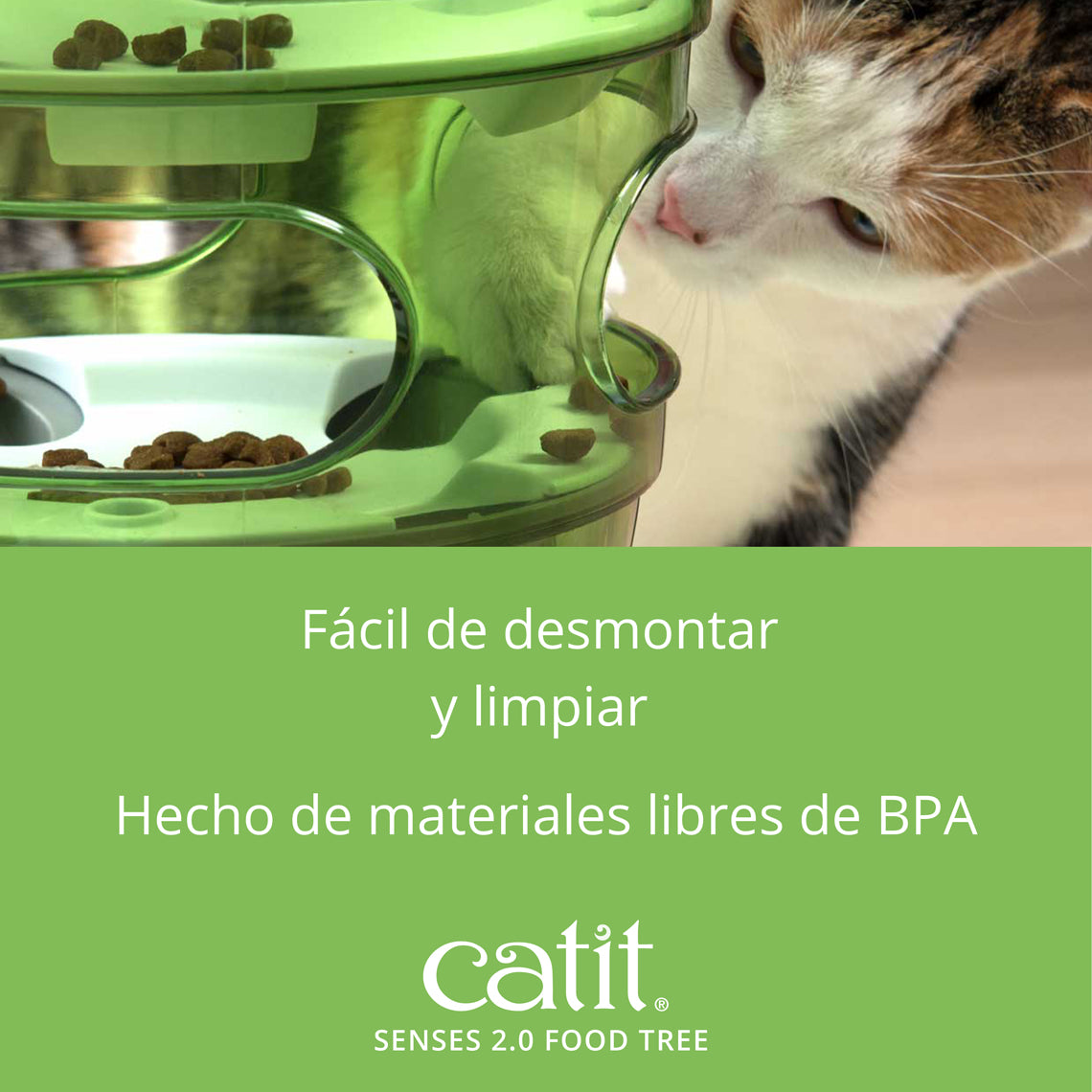 Comedero antivoracidad para gatos Catit Senses Food Tree
