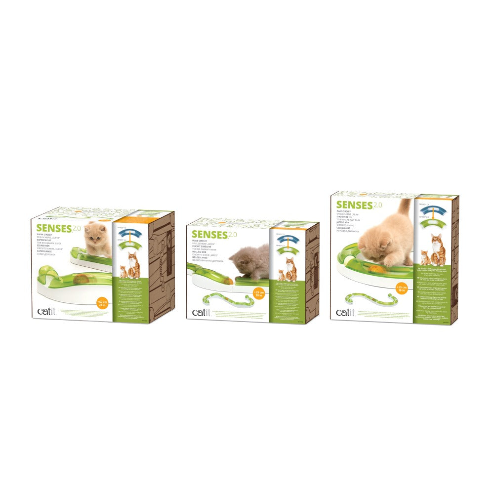 Circuitos con pelota para gatos Catit Senses