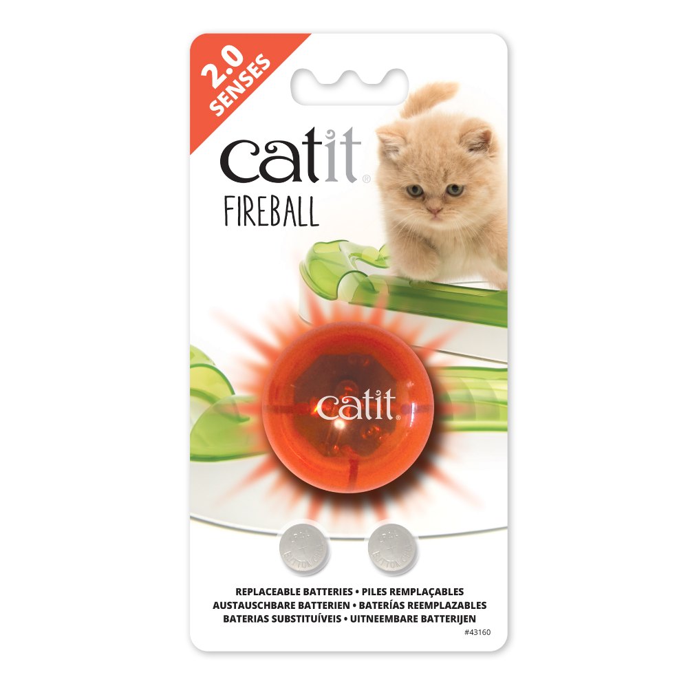 Pelota con luz para gatos Catit Senses Fireball