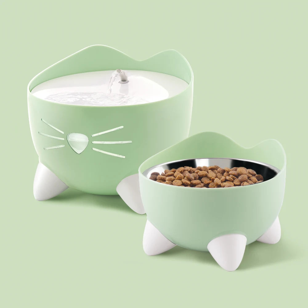 Combo de fuente y comedero para gatos Catit PIXI