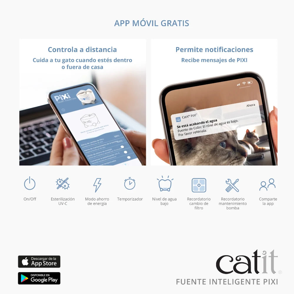 Fuente Inteligente para gatos Catit PIXI