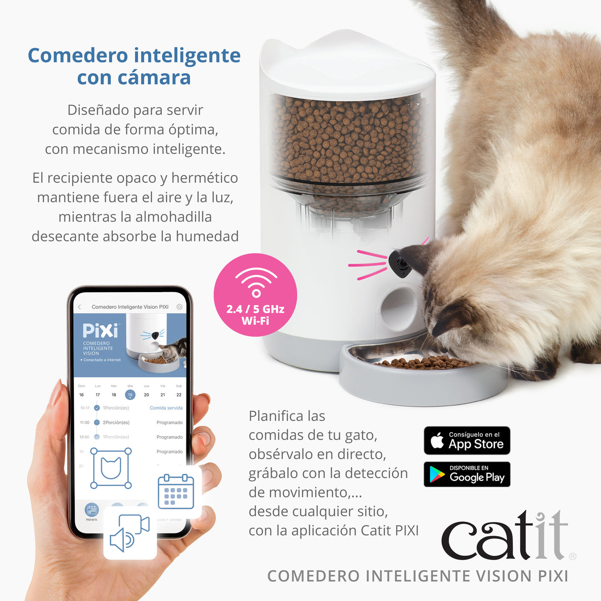 Comedero Inteligente Vision para gatos Catit PIXI