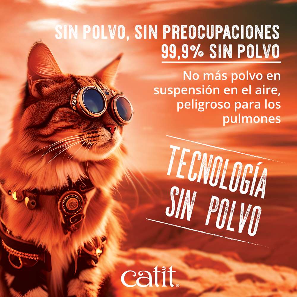 Arena para Gatos Aglomerante de Cáscara de Guisante Catit Go Natural