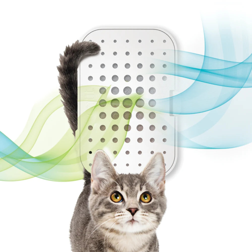 Soporte y almohadilla reductora de olores de gatos Catit Airsift Pod