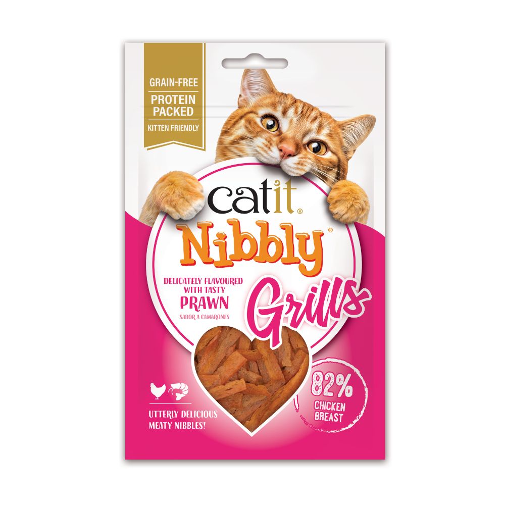 Snacks masticables para gatos Catit Nibbly Grills