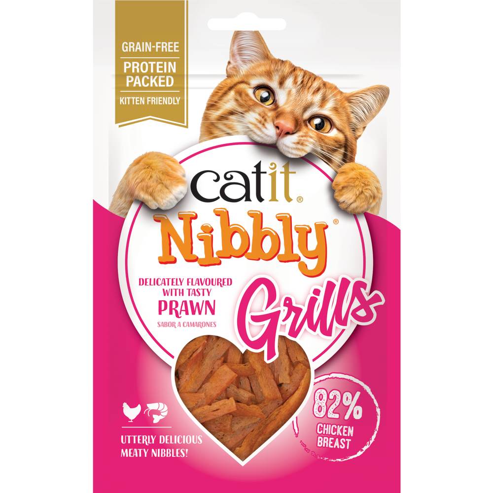 Snacks masticables para gatos Catit Nibbly Grills