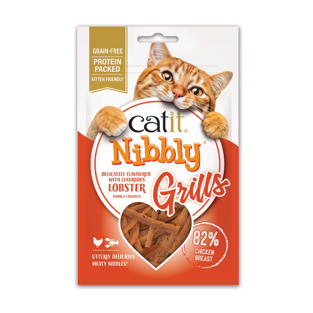 Snacks masticables para gatos Catit Nibbly Grills