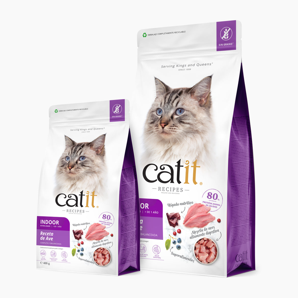 Pienso para gatos Catit Recipes - Receta de Aves para ESTERILIZADO