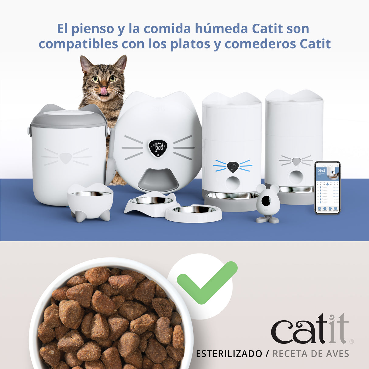 Pienso para gatos Catit Recipes - Receta de Aves para ESTERILIZADO