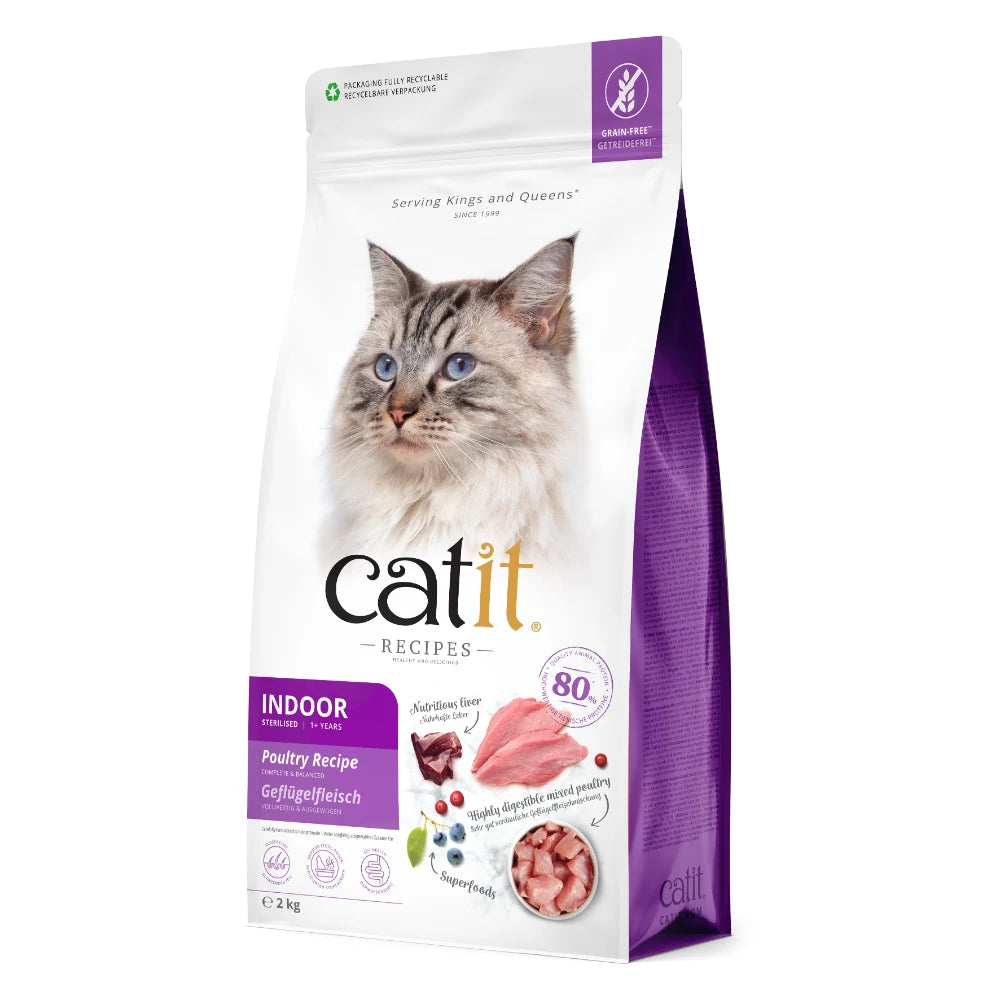 Pienso para gatos Catit Recipes - Receta de Aves para ESTERILIZADO