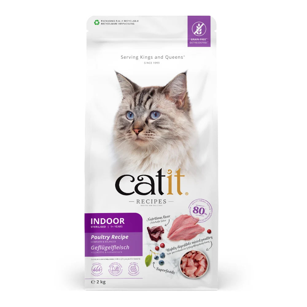 Pienso para gatos Catit Recipes - Receta de Aves para ESTERILIZADO