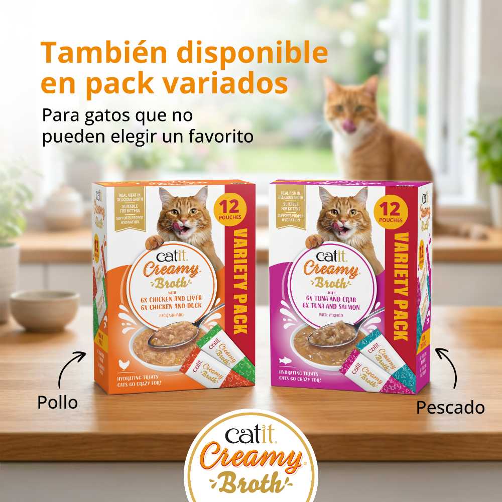 Catit Creamy Broth Atún