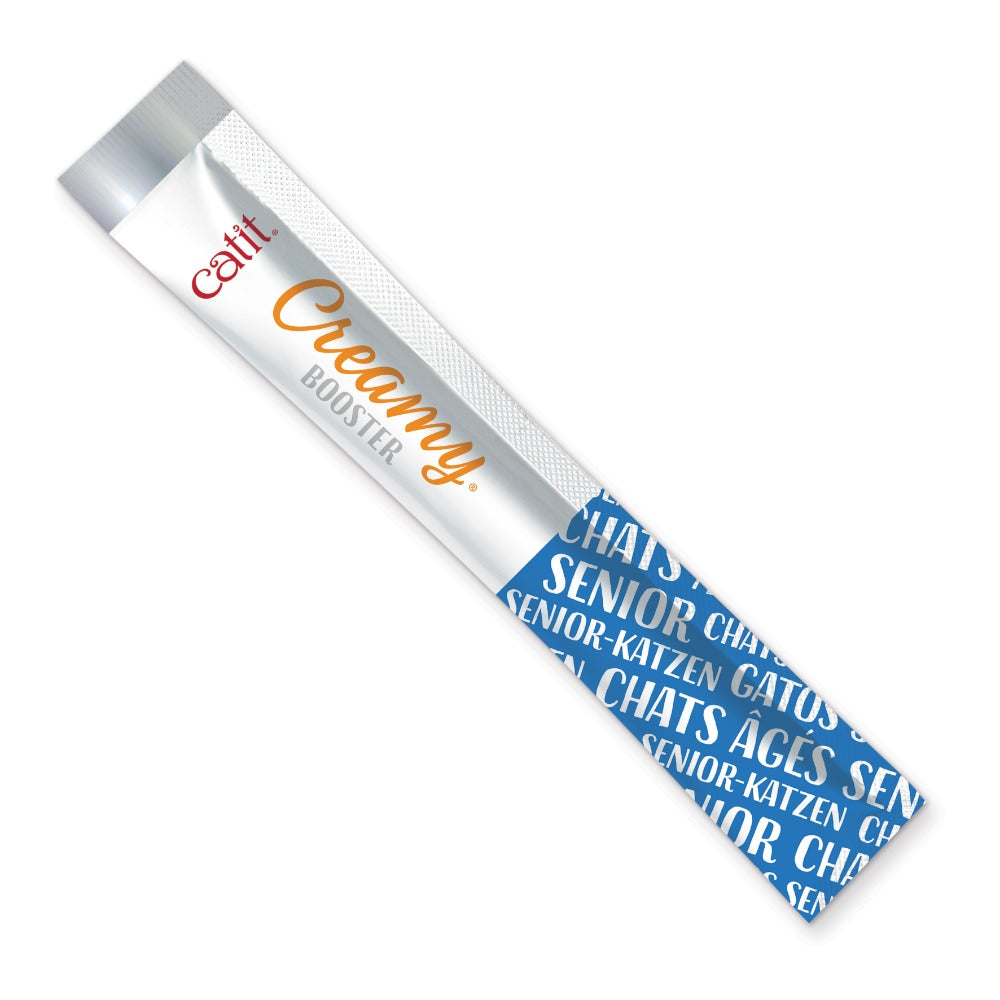 Snacks Catit Creamy Booster Sénior + 10 años.