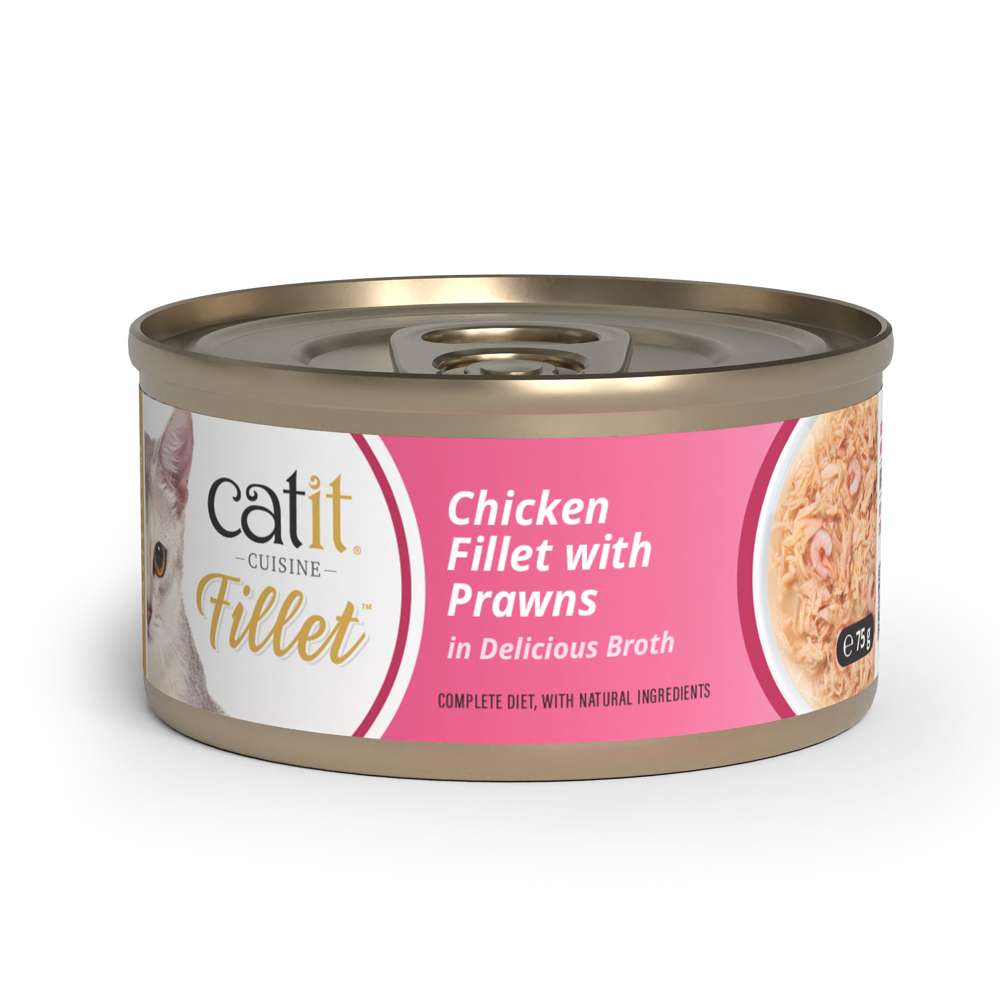 Pollo desmenuzado para gatos Catit Cuisine Fillet