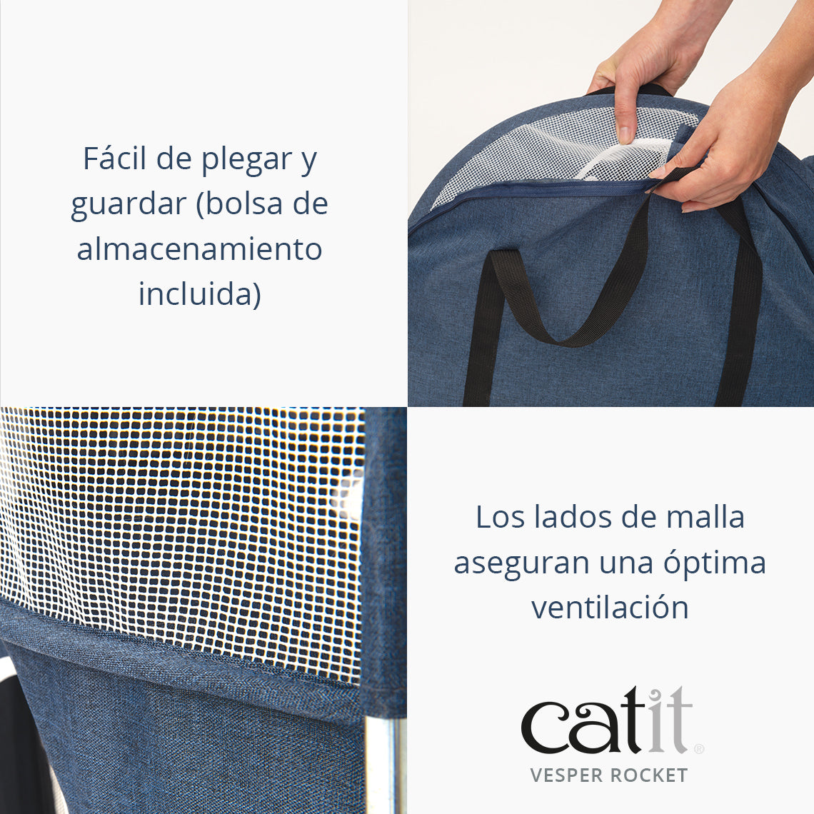 Cohete de juego plegable para gatos Catit Vesper Rocket